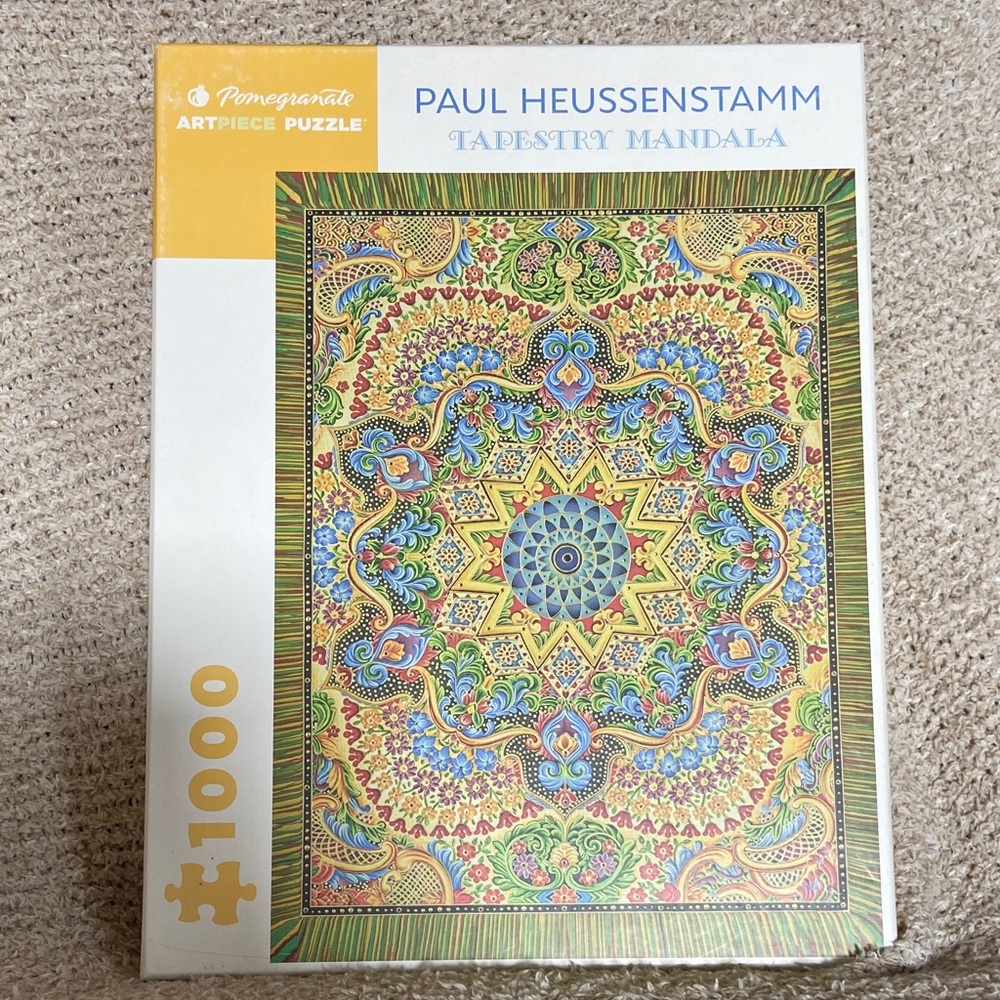 Pomegranate - Paul Heussentamm Tapestry Mandala - 1,000 Piece Puzzle